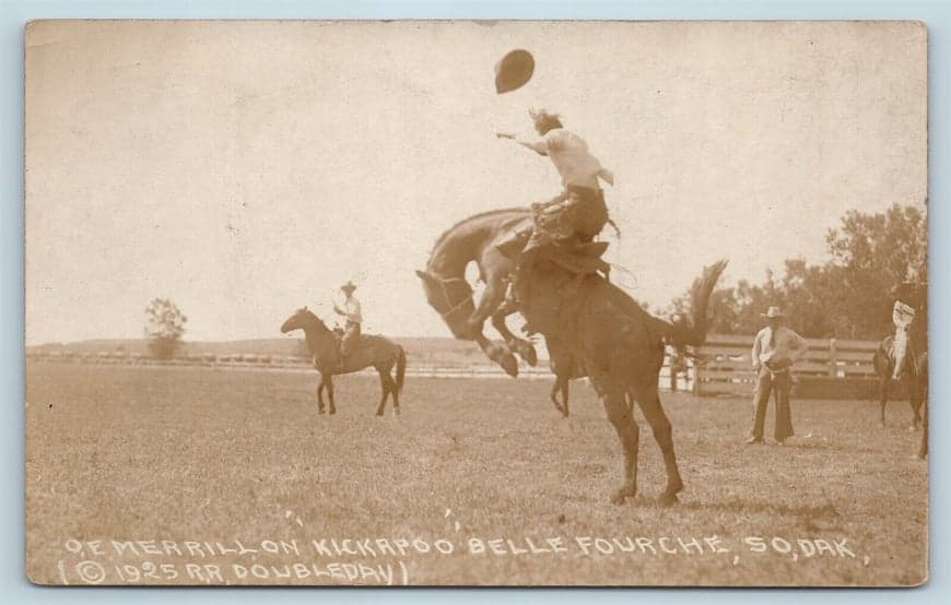 E.O. Merrill on Kickapoo by Ralph R. Doubleday