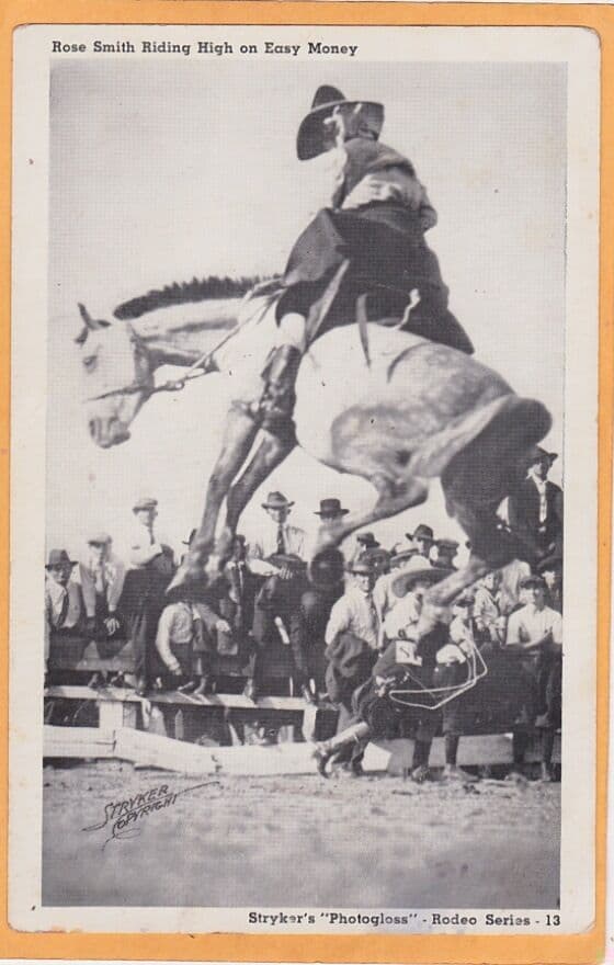 Cowgirl Rose Smith Riding East Money