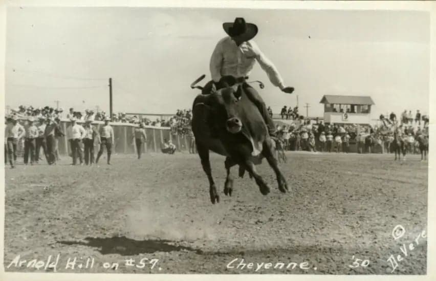 c.1950 Arnold Hill on #57 in Cheyenne Wyoming.